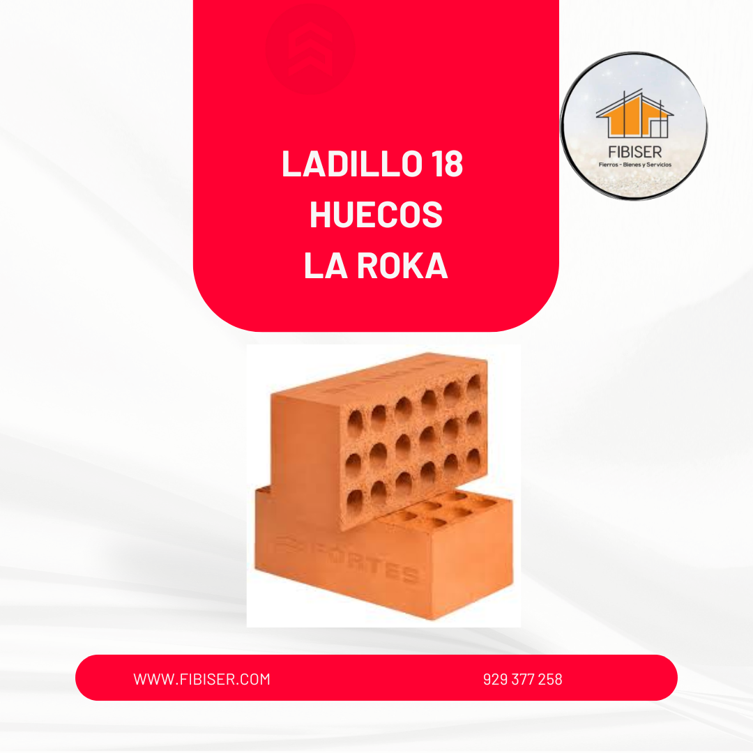 32) LADRILLO 18 HUECOS LA ROKA