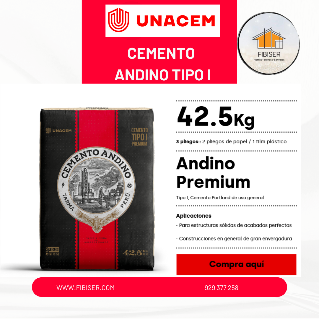 26) Cemento Andino Tipo I