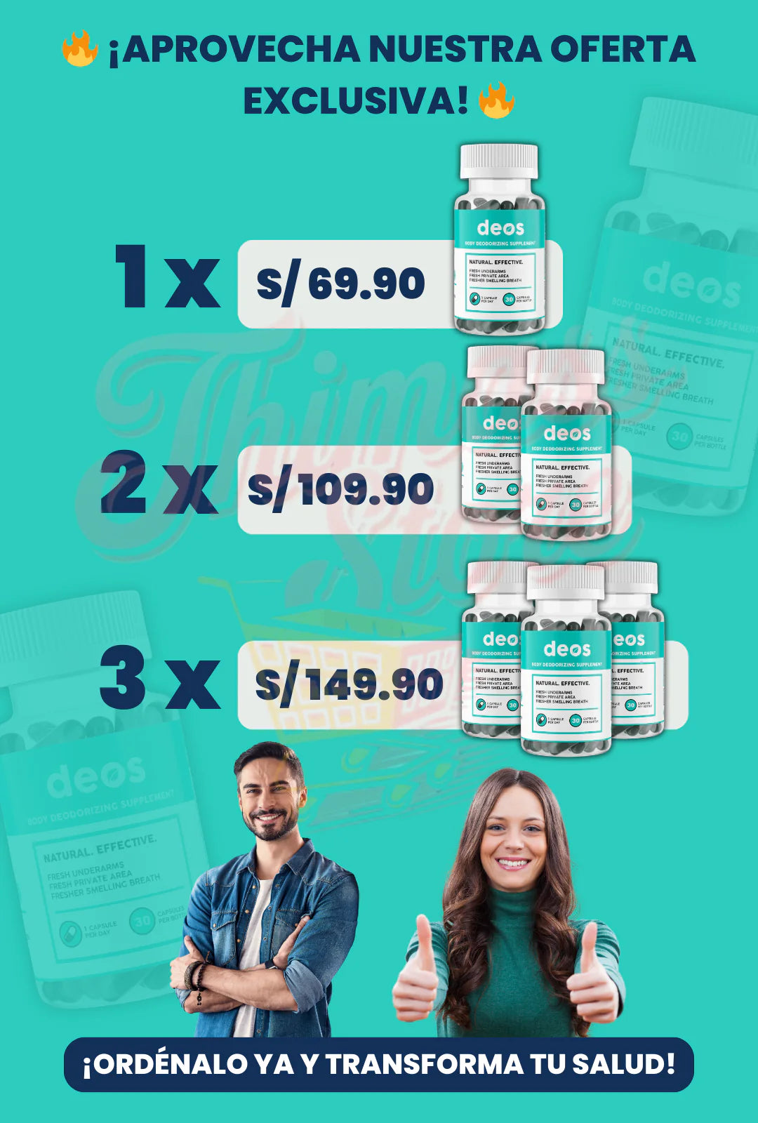 Desodorante Interno Natural DEOS 🌿 - AMSK